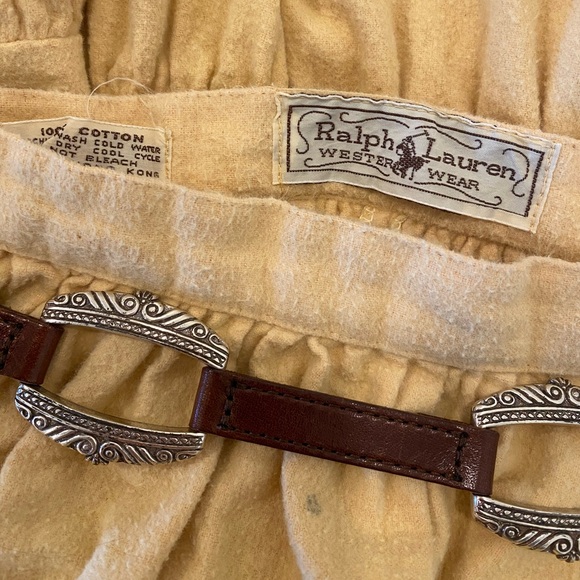 RARE 1970’s Ralph Lauren Western Wear Skirt - Picture 2 of 10